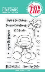Avery Elle Clear Cling Stamps JOURNEY Stamps