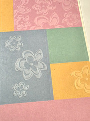 EK Success STICKO Embossed Scrapbook Stickers – PASTEL BORDERS & SHAPES – 17 pcs