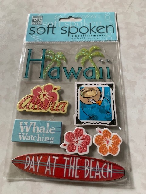 SOFT SPOKEN ME & MY BIG IDEAS 3D STICKERS HAWAII