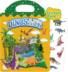 Reusable Sticker Book – Travel Stickers for Kids, 1-3 Years, Vehicles
