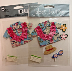 Jolee’s Tourist Tropical Beach Vacation Travel Scrapbooking Stickers