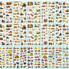 3D Puffy Stickers for Kids Toddlers, Bulk Stickers Sheet for Scrapbooking Reward
