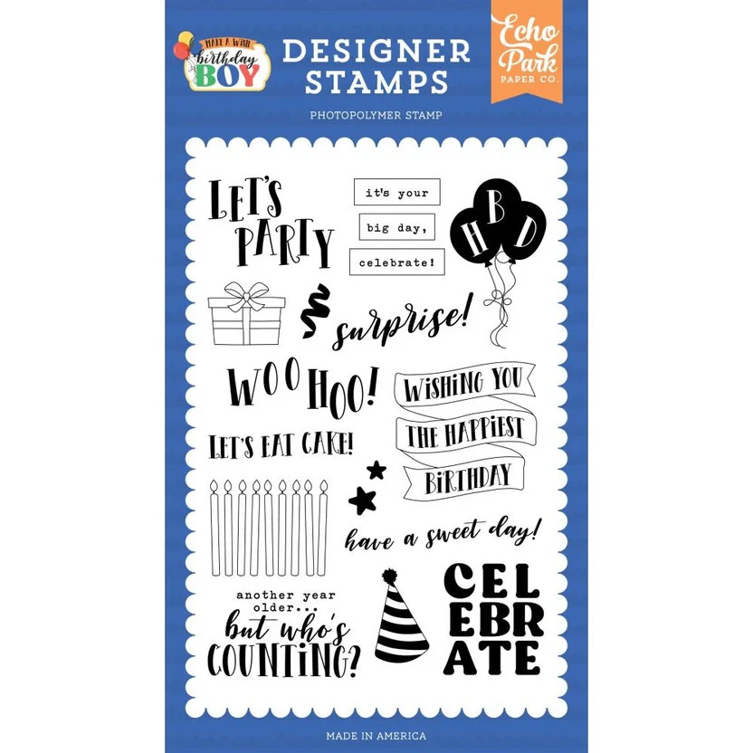 ECHO PARK – CLEAR ACRYLIC STAMPS – SURPRISE