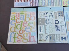 K&Company Brend Walton Jumbo Card-Stock Alphabet sticker kit