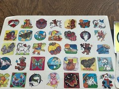 Vintage 1983 Institutional Financing Services Stickers Sheet Academic – Aged +