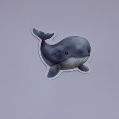 Cute Baby Whale Animal Sticker Vinyl Decal Journal Wall Fun Art Decor Tc9