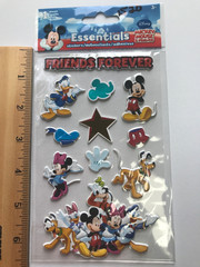 Lot EK Success Disney Scrapbook Stickers Mickey Cars Nemo Bottle Caps