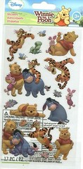 DISNEY WINNIE THE POOH TIGGER EEYORE PIGLET HONEYPOT Halloween Stickers PIck