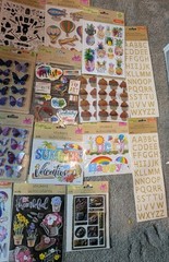Crafter’s Square Huge Lot Scrapbook Card Making Supplies All New