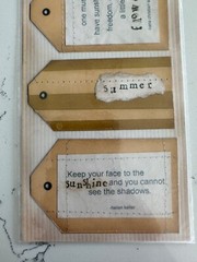 Memories Complete Remember When Summer Tag Stickers Shine Flower Scrapbooking
