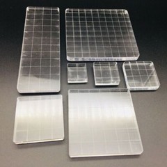 7pcs High Transparency Acrylic Block DIY Seal Stamp Scrapbooking Album