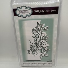 Creative Expressions Paper Cuts Rambling Rose Edger Die Cathie Shuttleworth New