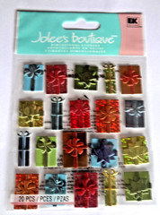 RARE Jolee’s Boutique BIRTHDAY PRESENT 3D REPEATS Scrapbook Stickers