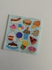 Vintage Stickers Sandylion Food Ice Cream Donut Sticker Mod