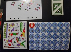 Vintage – Stickers – Variety – some missing as shown – comes as a set as shown