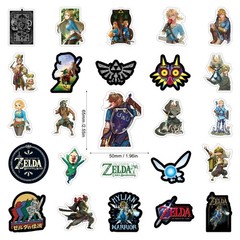 100Pcs Cartoon Cool Game The Legend of Zelda Stickers Pack | Vinyl Aesthetics…
