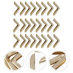 50Pcs Metal Book Corner Covers Vintage Iron Photo Frame Corner Protectors