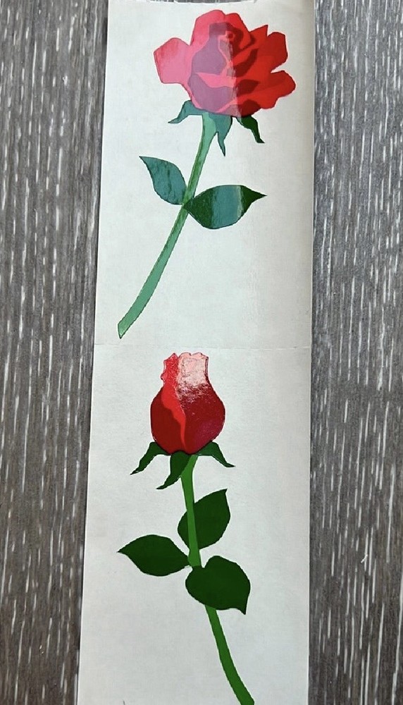 Mrs. Grossman’s Stickers Flowers Extra Large Rose