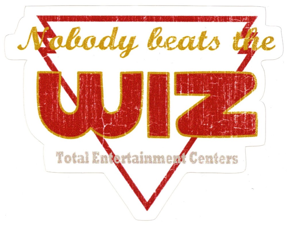 Wiz – Total Entertainment Centers Logo Sticker – Style 2 (Reproduction)