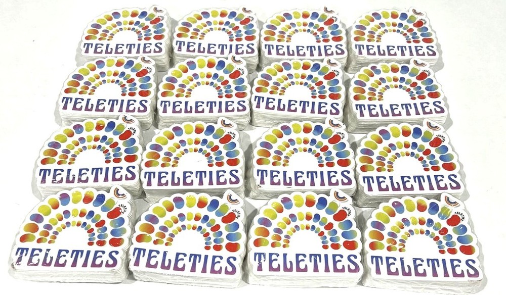 Teleties Graphic Stickers (Lot of 800 Stickers)