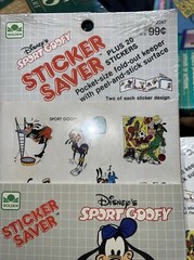 Disney’s SPORT GOOFY Sticker Saver Sticker Album & Stickers VTG. 1984 NEW SEALED