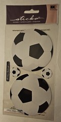 Sticko «Soccer» Stickers *Card* Scrapbook*Ships Worldwide