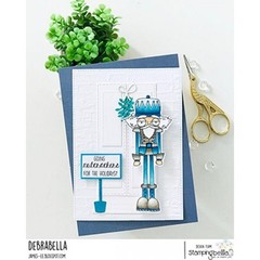 New Stamping Bella Rubber Stamp ODDBALL CHRISTMAS NUTCRACKER WINTER free USA shp