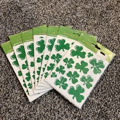 St. Patrick’s Day Stickers, Huge Lot of 19 Sheets Of 4 X Package, New!!!