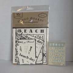 Bingo Cards Scrapbook Ephemera,/Junk Journal/Crafts- BEACH Theme