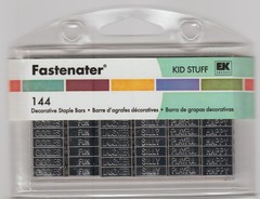 EK Success KIDS STUFF Fastenater 144 Decorative Staple Bars