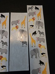 Vintage Mrs. Grossman’s Sticker Sheet Lot – ZOO SAFARI ANIMALS