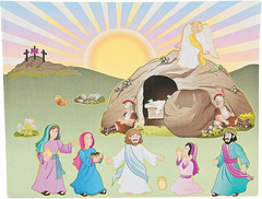 Easter «He Lives!» Sticker Scenes (12 Backgrounds & 12 Sticker Sheets)