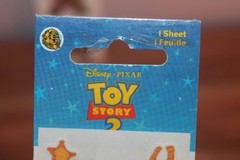 Vintage Disney Toy Story 2 BULLSEYE Fuzzy Sandylion 2 Pk Stickers New Sealed