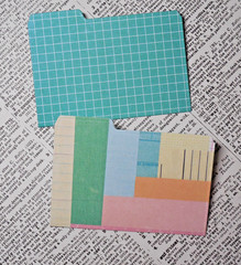 8 Mini File Folders Scrapbook Junk Journal Card Making Crafts Artsy Patterns