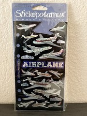 VTG 90s Stickers Lot Airplanes Space Ship Solar System Careers Camp Firetrucks +