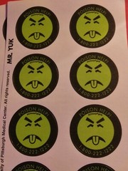 Mr. Yuk Stickers 60 Stickers (6 Sheets) Daily Shipping +Tracking ~ NEW *GENUINE*