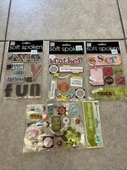 Vintage 2009 Soft Spoken Dimensional Stickers Lot 4 New Family Brother Sister