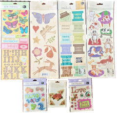 Vintage K & Company Scrapbook Stickers Embellishments Album Paper Pads -23 pks