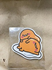 12pcs Cute Gudetama Stickers Kawaii Lazy Egg Cartoon Aesthetic Waterproof