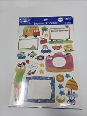 Hallmark Scrapbook Sticker Lot Travel Vacation Journal Stickers Frames Shapes