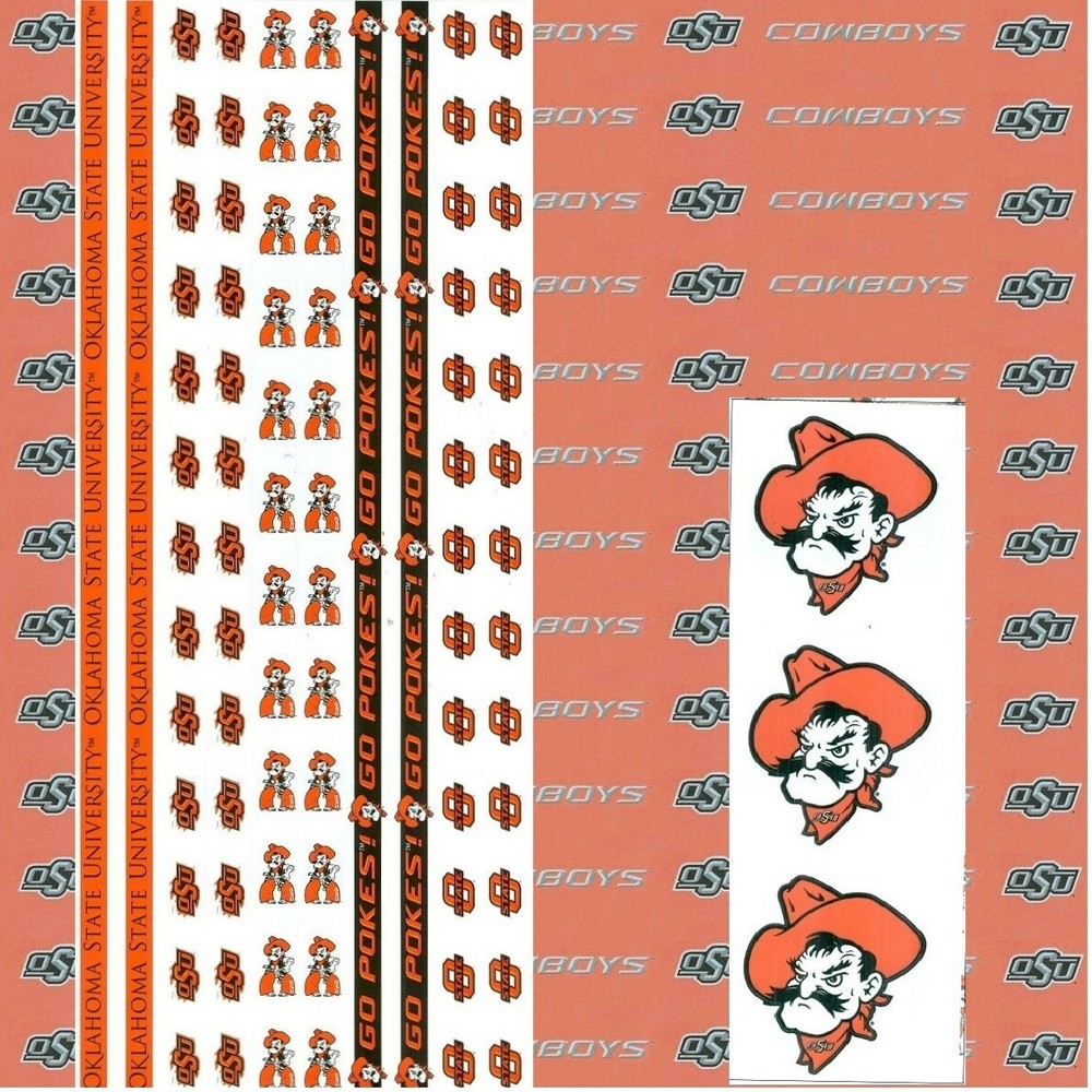 Oklahoma State University Cowboys Scrapbook Kit: paper & stickers NCAA