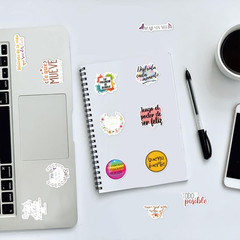 150Pcs Spanish Jesus Christian Stickers, Bible Verse Sticker for Laptop, Waterpr