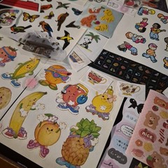 Vintage Modern Sticker Grab Bag Mystery Sandylion Stickii Club Pipsticks