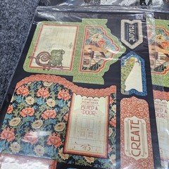 Lot of 10 Graphic 45 Artisan Style Bundle Chipboard & Tags Pockets Art Deco