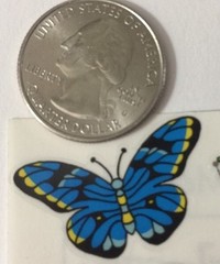 BUTTERFLIES Stickers(8pc)Frances Meyer•Colorful•Nature•Insect •Memories•Bug•Fly•
