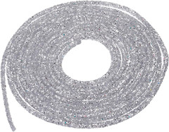 5 Yard 6Mm 0.24 Inch Glitter Sequins Rope Sequins Rhinestone Tube Cord for DIY W
