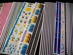 Lot of Stickers, Great Lengths, Hot Pink Lines, Textiles, Amusement Park, Dance