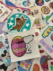 ♡10 Mods Sandylion Mix CHARACTER Grab Mystery Vintage Stickers Variety Random ♡