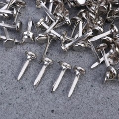 200pcs Paper Fasteners Brass Plated Brads Brads with Storage Box for Crafts DIY