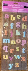 Studio18 Spring Blossom Alphabet Alphas Letters Scrapbook Stickers 26pcs Flowers